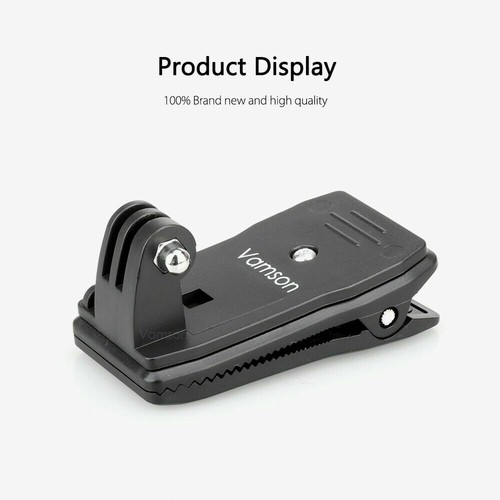 Soporte Pinza Clip giratorio. Rotacion 360 ⭐ Deportiva. Valido GoPro | eBay