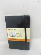 MOLESKINE Ruled Mini POCKET NOTEBOOK 3.5" x 5.5" Black HC Journal Diary Sealed