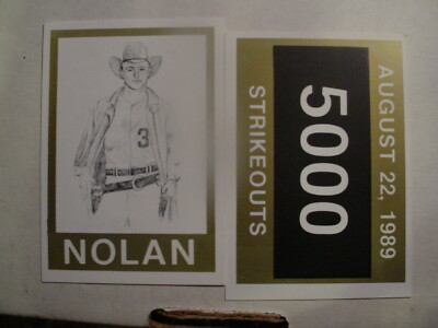1990 Nolan Ryan 5000 K - Oddball - Cowboy B&W