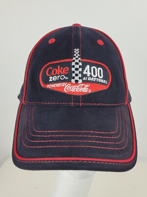 Coke Zero 400 NASCAR Daytona Speedway Hat Cap Winner's Circle Stretch Fitted M/L