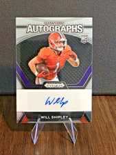 2024 Panini Prizm Draft WILL SHIPLEY Draft Picks AUTO Eagles RC Autograph