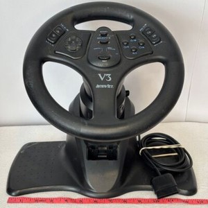 Volant Interact V3 FX Racing Wheel – Pour PS1 Et PS2, Filaire, Sans Pédales