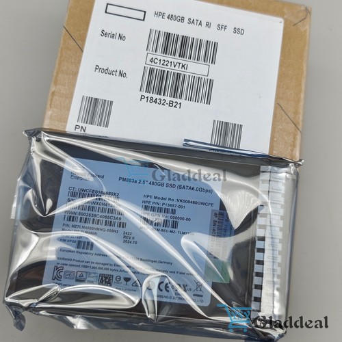 HPE P18432-B21 P18477-001 480GB SATA 6G 2.5" SFF SSD Gen10 Solid State Drive NEW