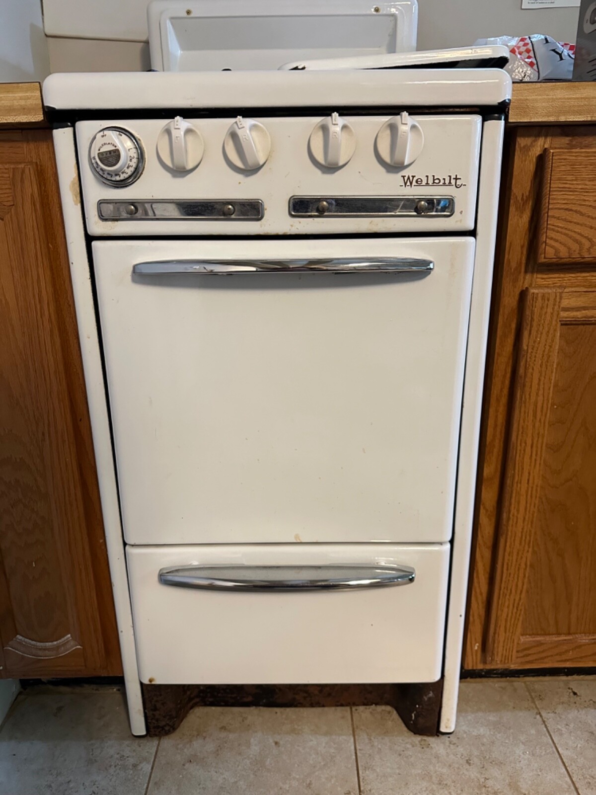 1960s white vintage Welbilt gas stove, range 20” eBay