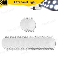 24Pack 3Inch LED Ceiling Lights Ultra-Thin Recessed Retrofits Kit 6000K Daylight