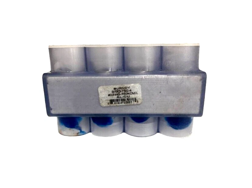 BURNDY BIBD-750-4 #2AWG-750KCMIL AL-CU PORT CONNECTOR - Image 2 of 4