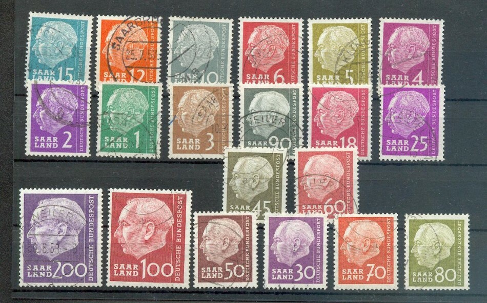 Saar 380/99 Set Embossed 75EUR (G1618