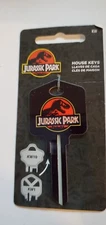 JURASSIC PARK OVERSIZED HEAD UNCUT HOUSE KEY