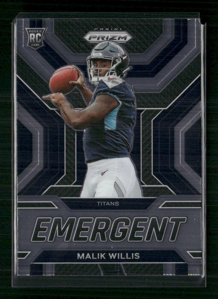 2022 Panini Prizm #E-3 Malik Willis Emergent RC