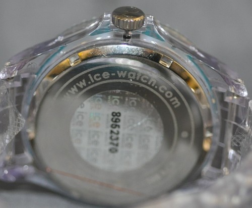 ICE Men's Pure Blue Dial Clear Plastic Watch PU.TE.B.P.12 - Picture 3 of 5