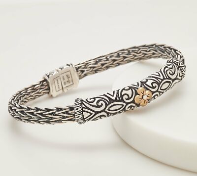 Qvc Bixby Jewelry QVC Barbara Bixby Sterling Silver 18K Gold Bar