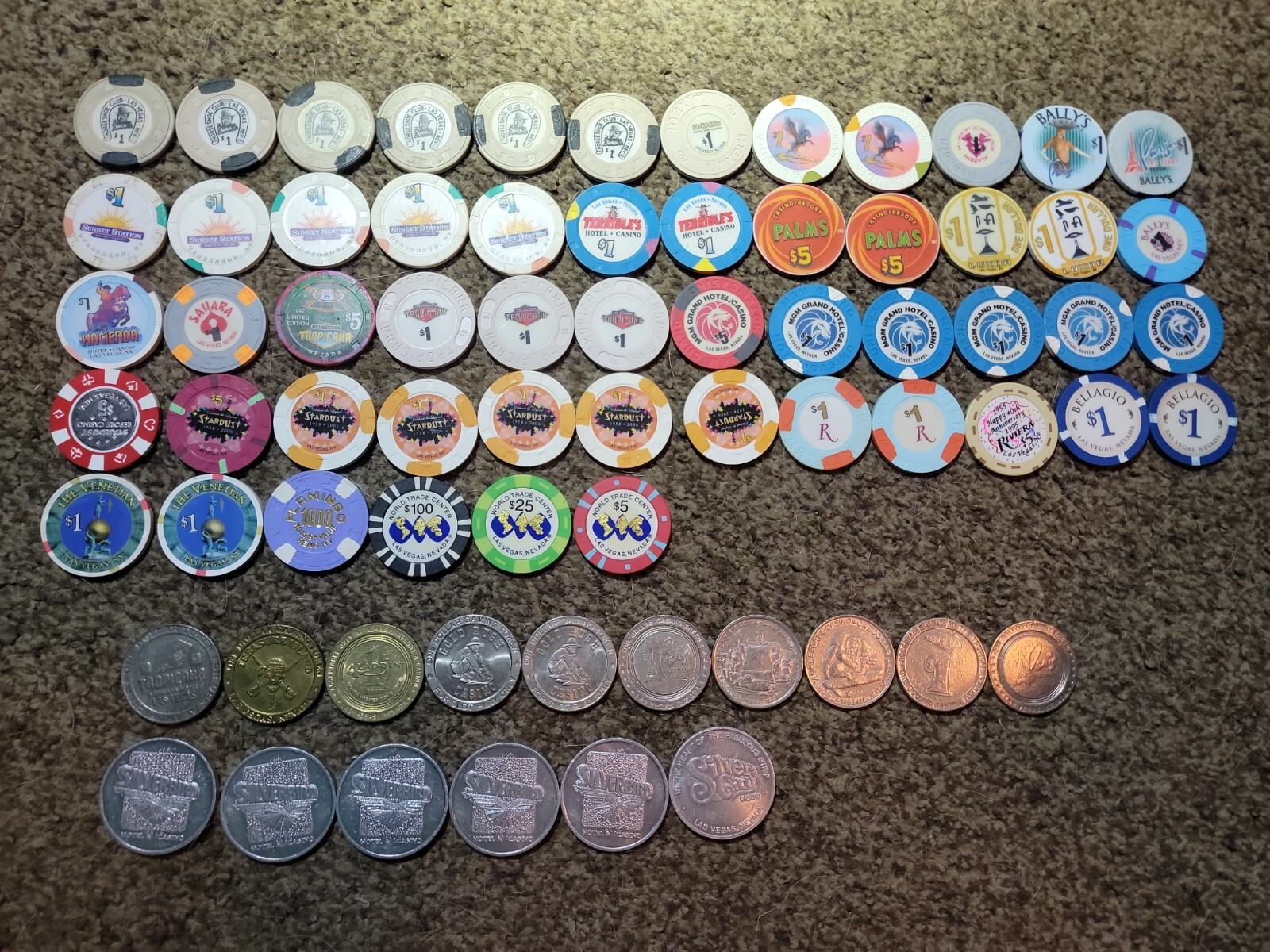 vintage las vegas casino chip and Slot Token lot | eBay