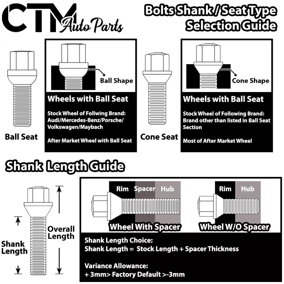 2x 5mm Thick 5x112 57.1mm CB Wheel Spacer Black Bolt Audi McLaren Stock Wheels - Image 3 of 4
