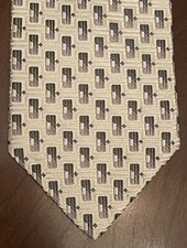 Carlo Palazzi Couture 100% Silk Men’s Neck Tie Made In Usa
