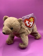     Ty Beanie Baby Pecan The Standing Bear Retired MINT