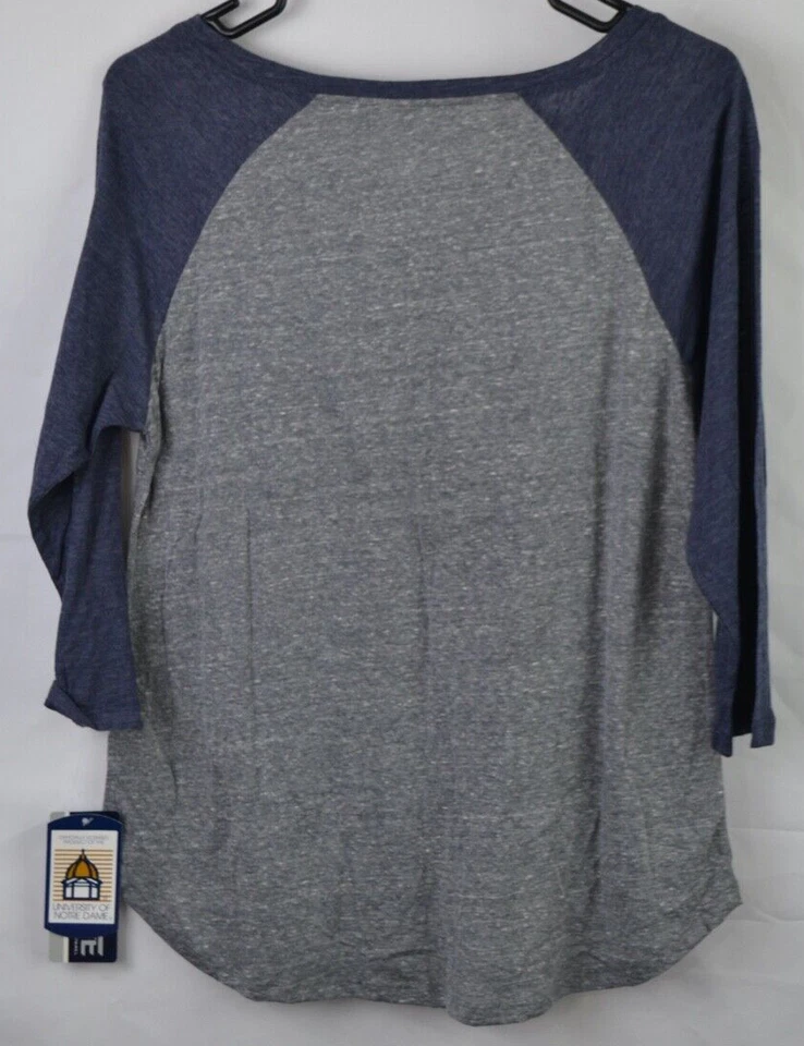 Camiseta Notre Dame Lucha Irlandés Béisbol Estilo Junior Misses - M 7/9 (NDU-01) Foto 2 de 4