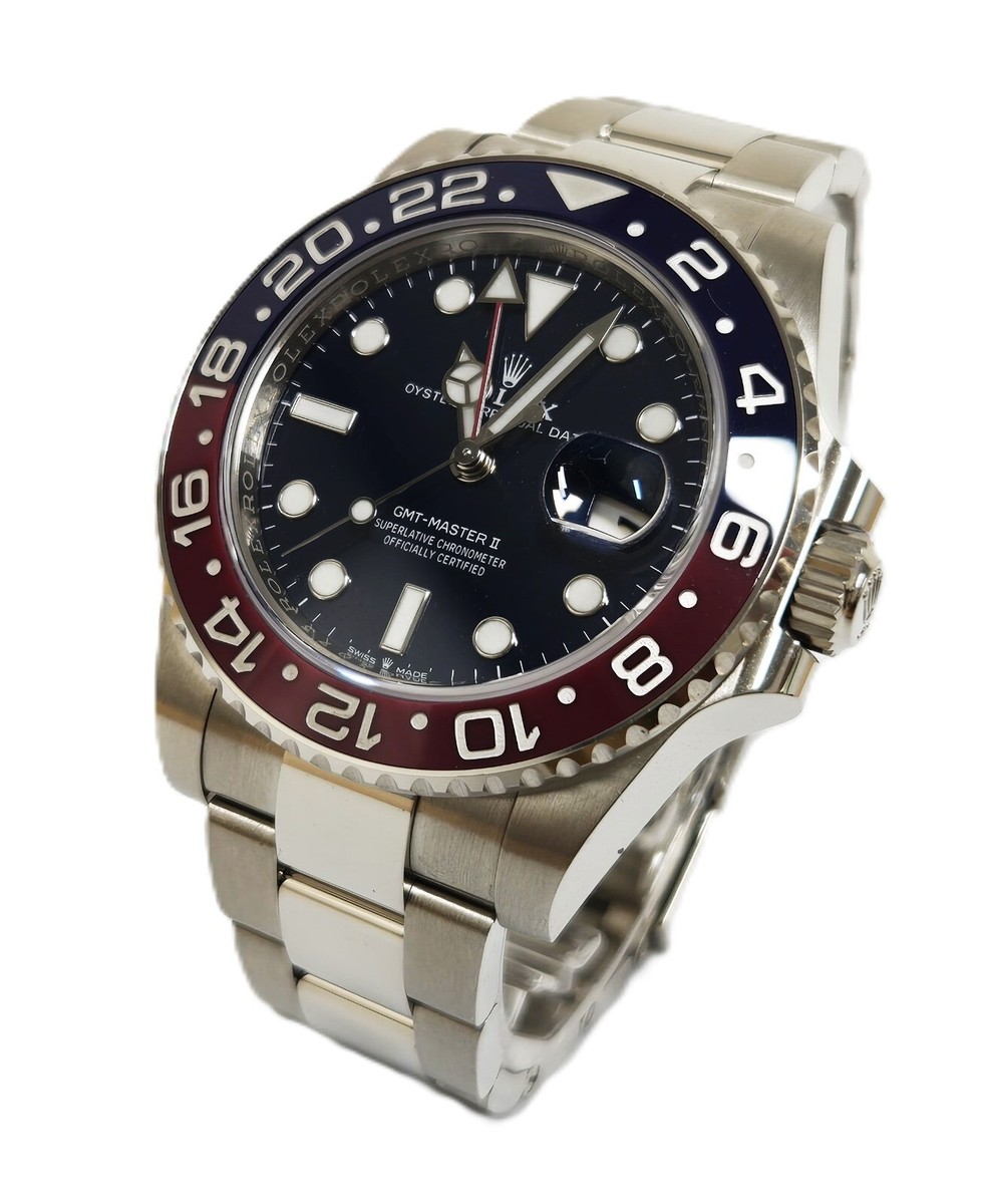 Rolex GMT-Master 126719BLRO Schöne 18k WG GMT Master