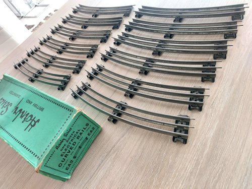 O Gauge HORNBY TRACK 12 x CURVED Rails / 3 Rail Electric Track (A) - Picture 5 of 7