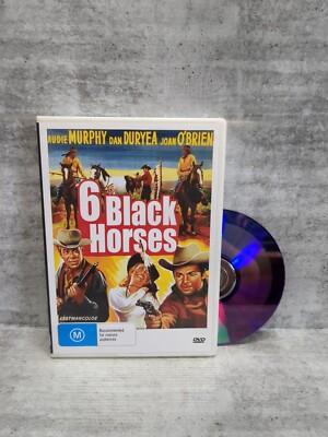 6 Black Horses DVD Movie Classic OoP All Regions MOD READ Description