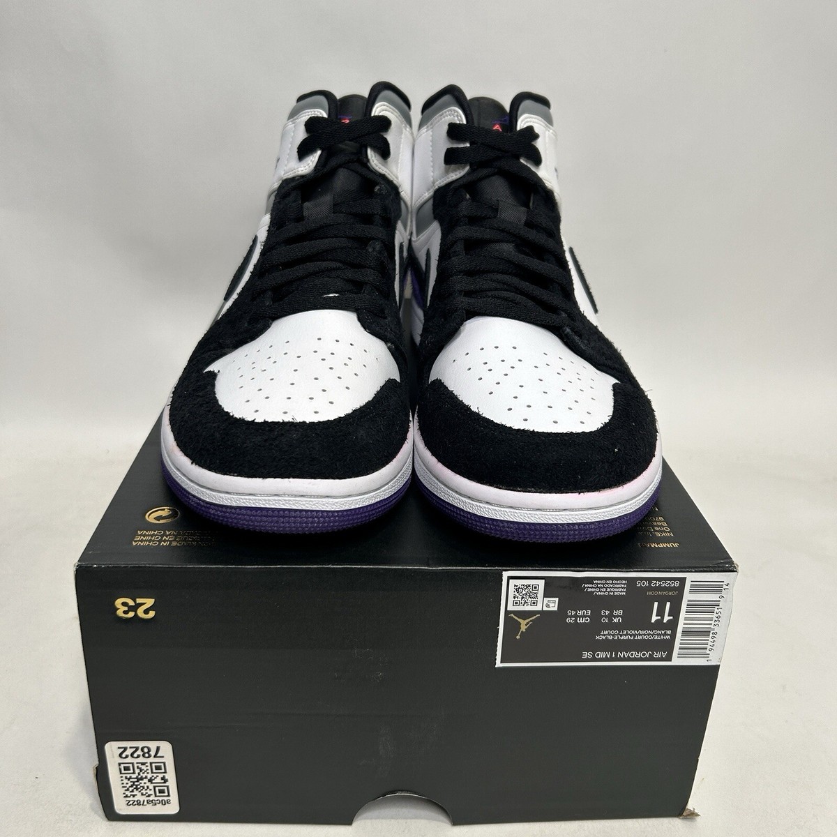 Nike Air Jordan 1 Mid SE “Varsity Court Purple” 852542-105