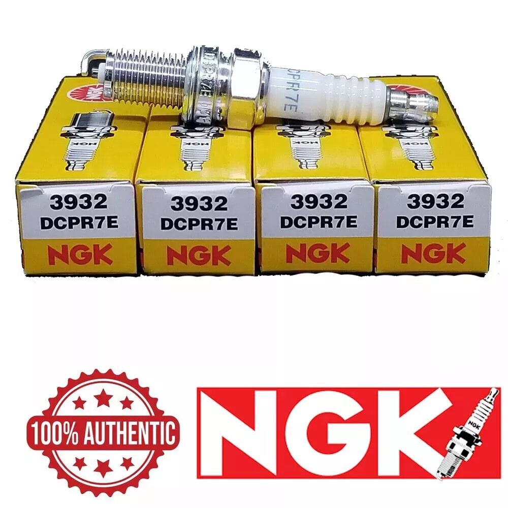 NGK DCPR7E NICKEL Spark Plugs 3932 Set of 4