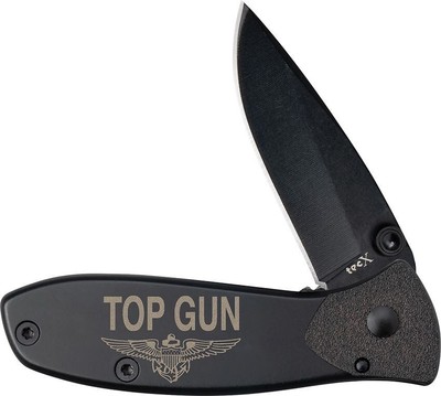 Case Cutlery U.S. Navy Top Gun TecX Blk Pocket Knife Stainless Steel Blade 17729