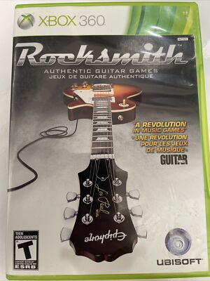 Rocksmith (Microsoft Xbox 360, 2011) Game only, no cable