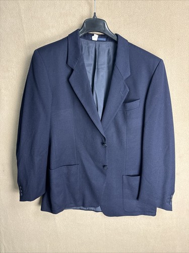 Cerruti 1881, vintage West Germany Blazer Navy Cerruti 1881 italy Wool 42S 2 Button unbranded