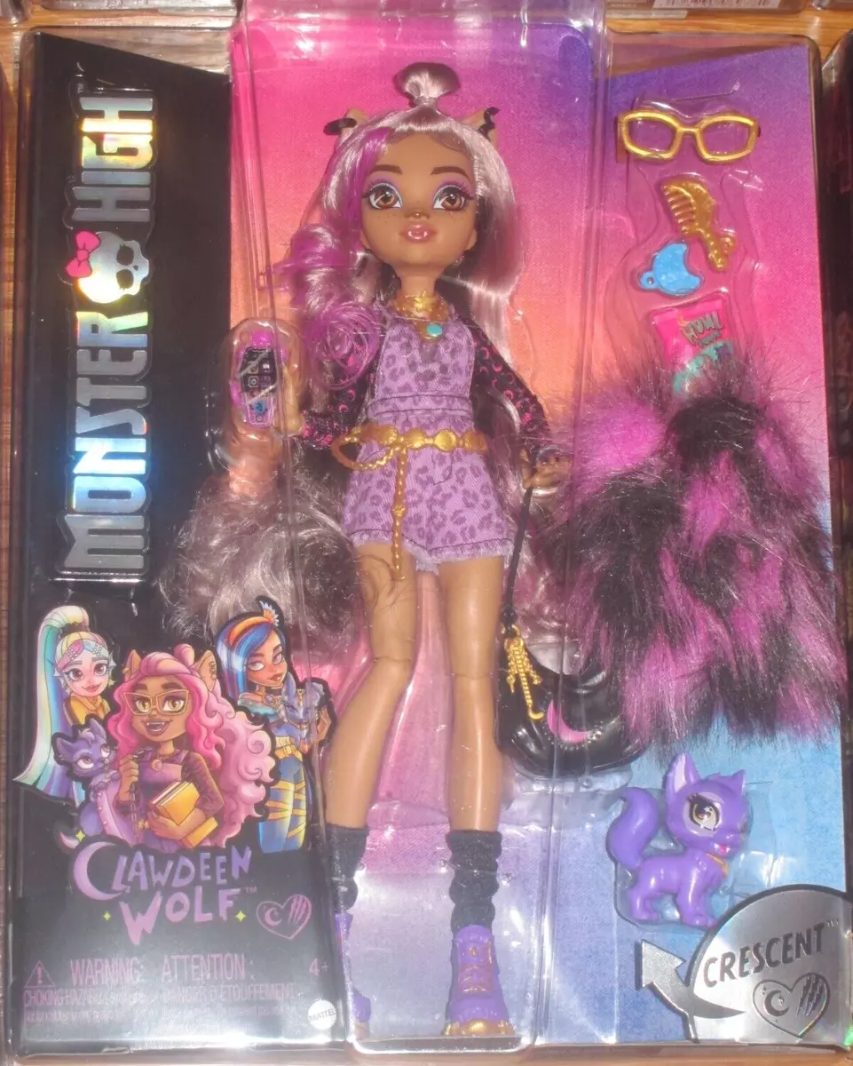 Monster High Clawdeen Wolf Doll With Pet And Accessories