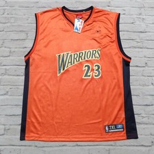Vintage New Y2K Golden State Warriors Antawn Jamison Jersey Autographed Signed
