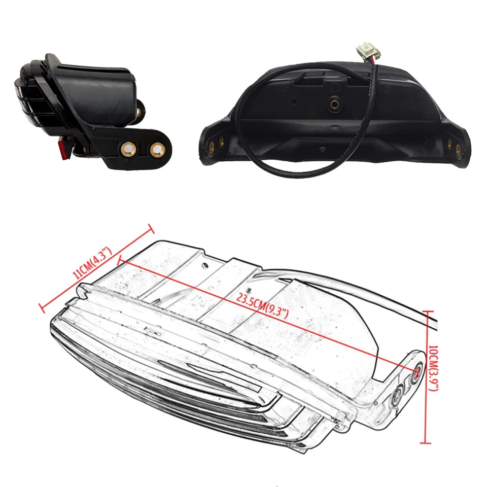 Luz de freno trasera LED para guardabarros de motocicleta para Harley Davidson Dyna Fat Bob FXDF 06+ Foto 3 de 4