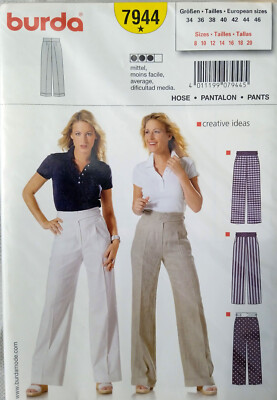 burda young Schnittmuster 7944 Hose Größe 34-48