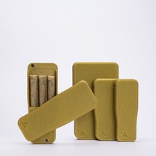 Pre-Rolls Case Magnetic Cigarette Crush Proof Holder Cones Glitter Gold Medium