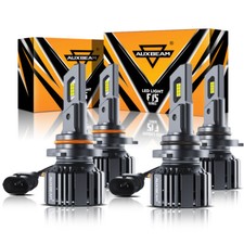 Auxbeam 9005 9006 Led Combo Headlight Bulbs High Low Beam White 90w 25000lm 24