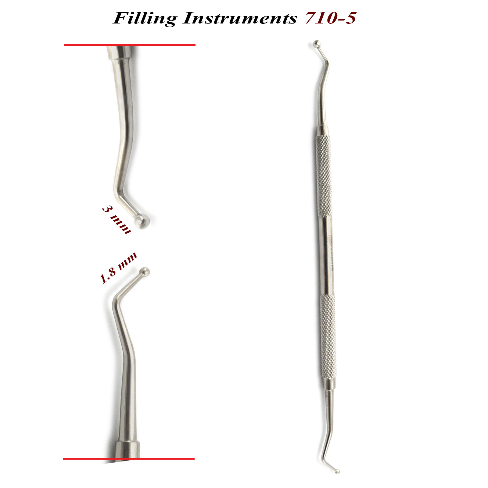 Dental Filling Instrument 710-5 Amalgam Plastic Filling Instruments Dentist Tool
