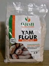Yam flour – Undiluted Nigerian Amala/Elubo flour 4.5lbs bag gluten Free