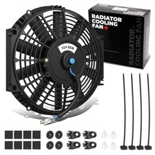 12 Inch High Performance Electric Cooling Slim Radiator Fan With Mounting Kit