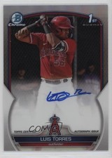 2023 Bowman Chrome Prospect Auto Refractor 459/499 Luis Torres #CPA-LT Auto nd3