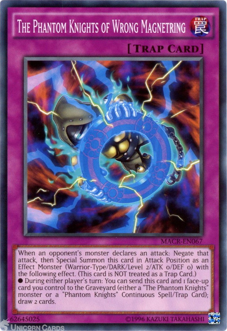 MACR-EN067 The Phantom Knights of Wrong Magnetring Common UNL Edition Mint Yu-Gi