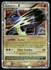 Lucario LV.X 122/123 Holo LV.X Mysterious Treasures Pokemon Near Mint