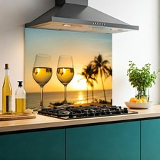 Printed Glass Kitchen Splashback | 6mm Toughened Heat Resistant Glass | No.2228