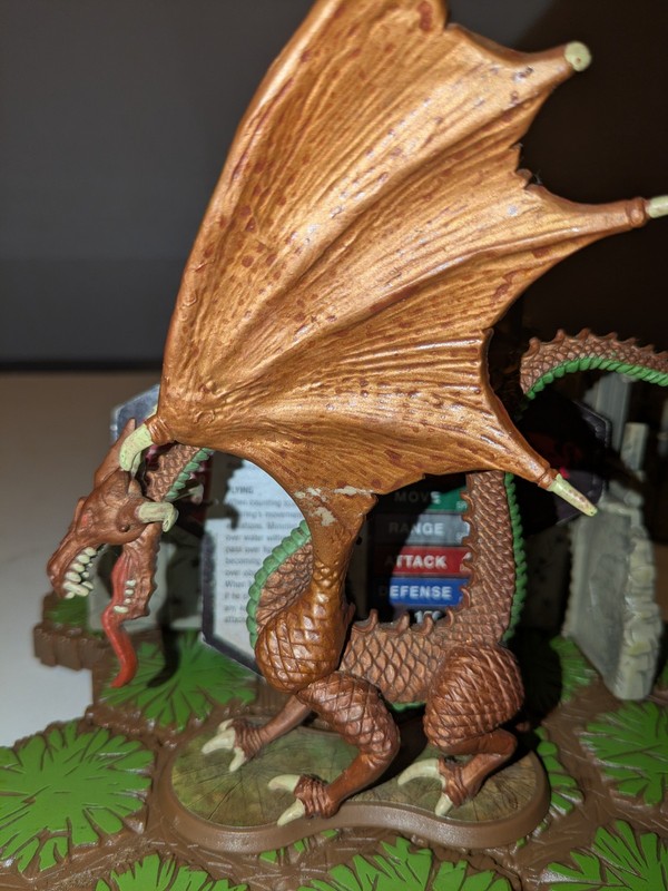 Heroscape - Mimring W/card Rise of the Valkyrie Used Figure and Card