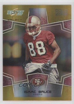 2008 Score Select Gold Zone 9/50 Isaac Bruce #275 HOF 8e3