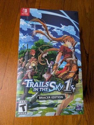 Trails In The Sky 1st Chapter BRACER Edition SWITCH Brand New - Pin - No Game