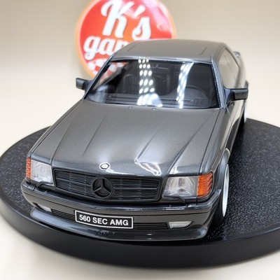 OTTO 1/18 Mercedes-Benz 560 SEC AMG C126 Grey Gray OT823 resin
