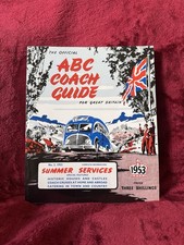1953 ABC Coach Guide Bus Timetable Book No.2 with Route Map & Guide