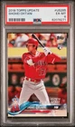 SHOHEI OHTANI 2018 TOPPS UPDATE ROOKIE RC #US285 PSA 6 EX-MT DODGERS MLB CHAMP!