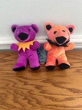 Grateful Dead Beanie Bears Cassidy Sugaree Set of 2 By Steven Smith