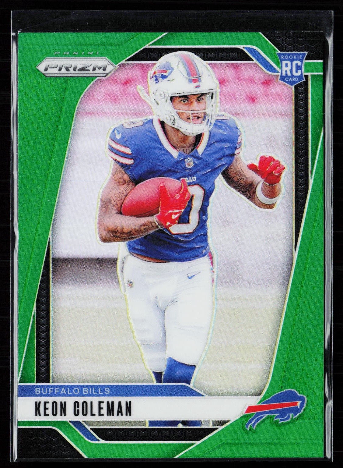 Keon Coleman 2024 Panini Prizm Green #362 RC