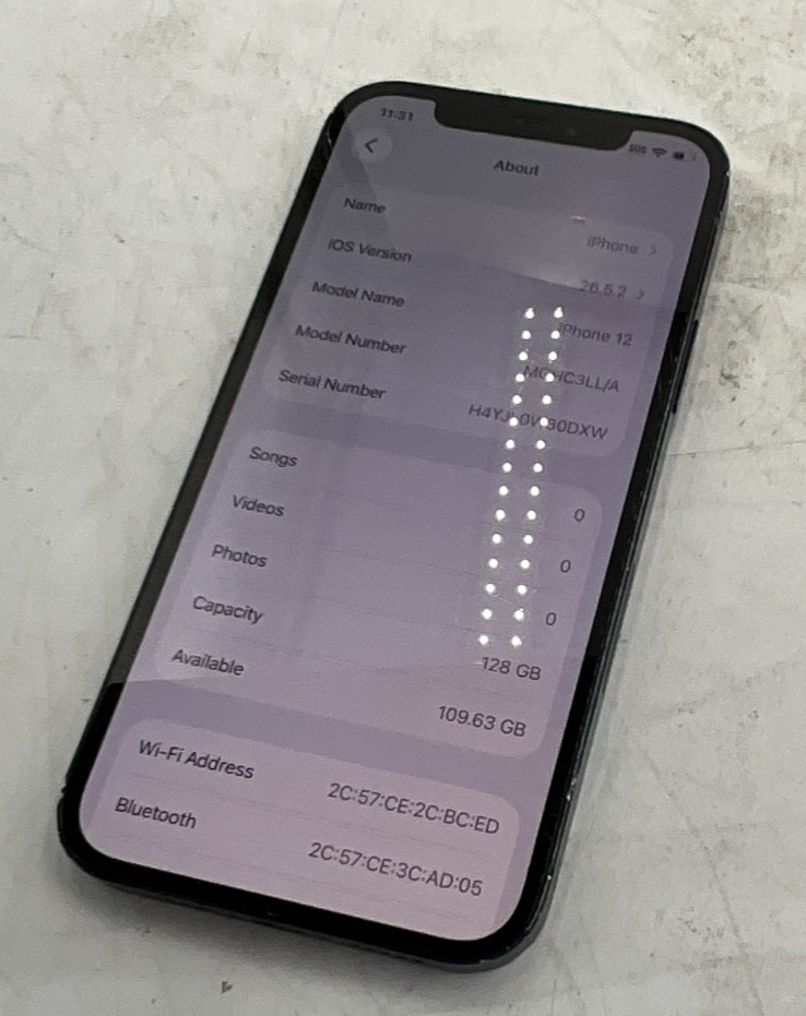 Read Notification Iphone APPLE MGHC3LL/A 128GB *READ* A2172 iPhone 12 H4YJL0W30DXW | eBay